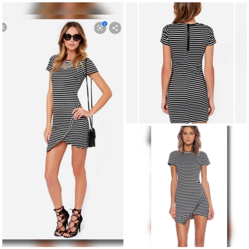 Wilde Heart 'Earn Your Stripes' Mini Dress